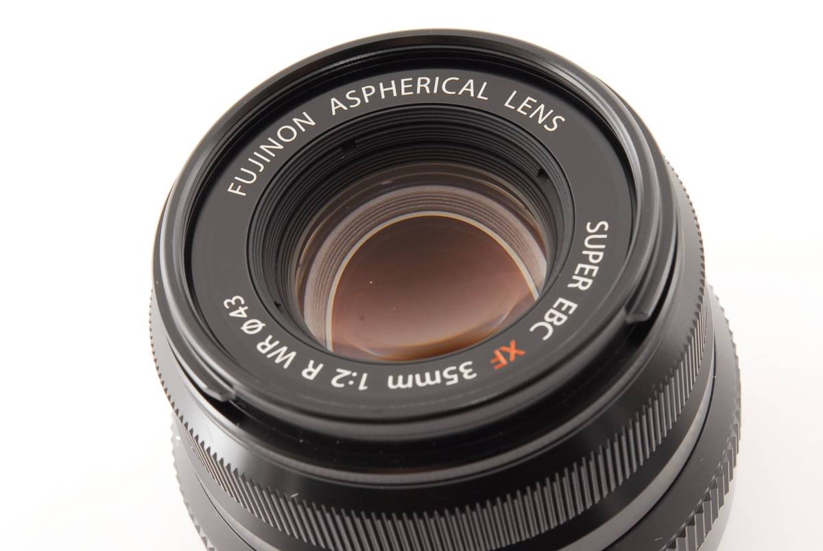 ☆美品 フジフイルム XF 35mm F2 R WR ブラック 取扱説明書・フード