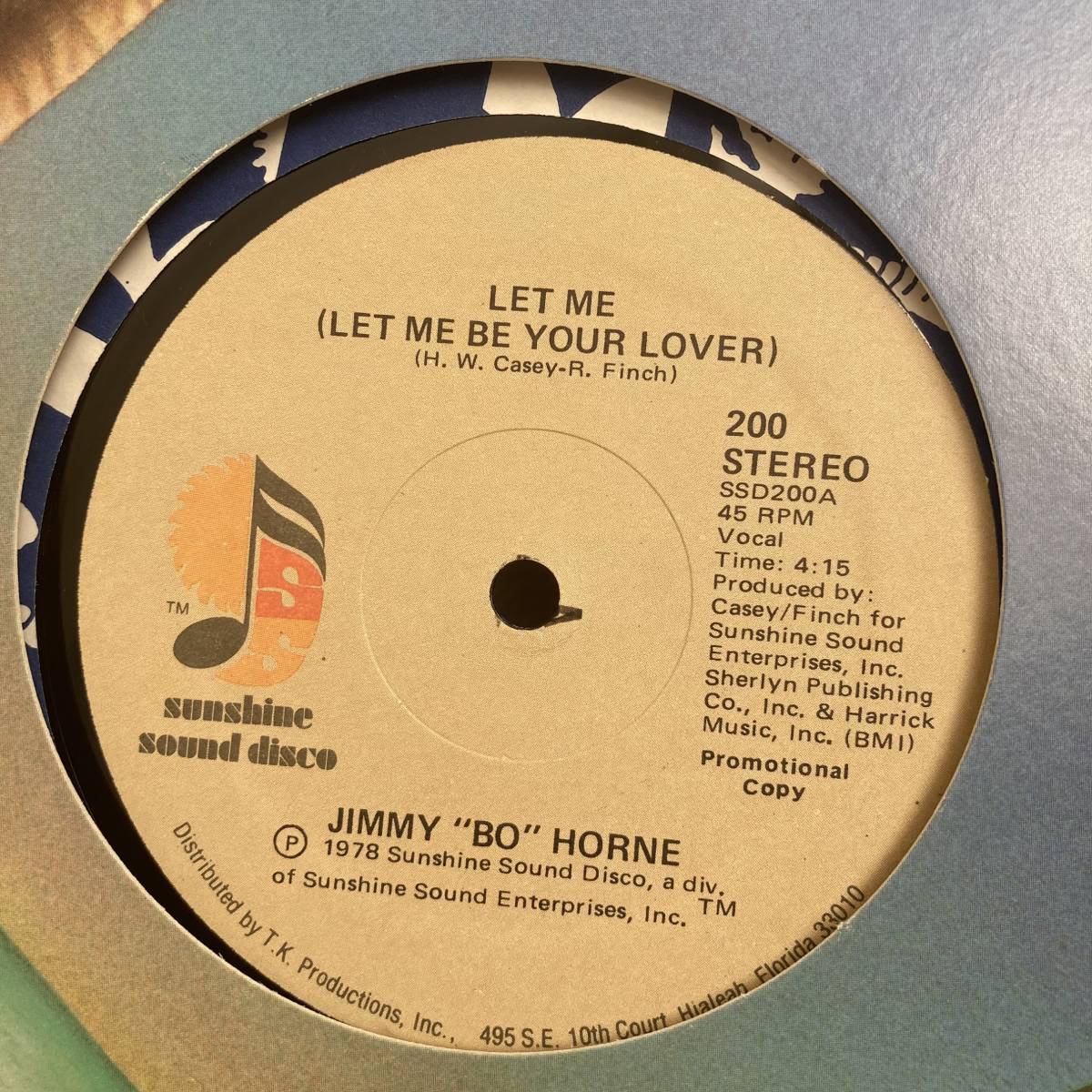 Jimmy Bo Horne - Let Me (Let Me Be Your Lover) / Dance Across The Floor 12 INCH_画像1