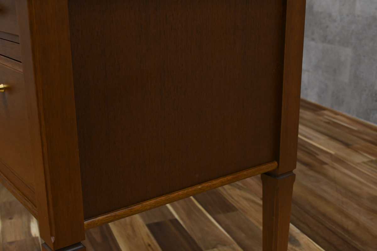 PB2LKN19 展示品 マルニ木工 maruni 地中海シリーズ ドレッサー スツール セット 鏡台 化粧台 椅子付き 国産家具 ミラー クラシック の画像9