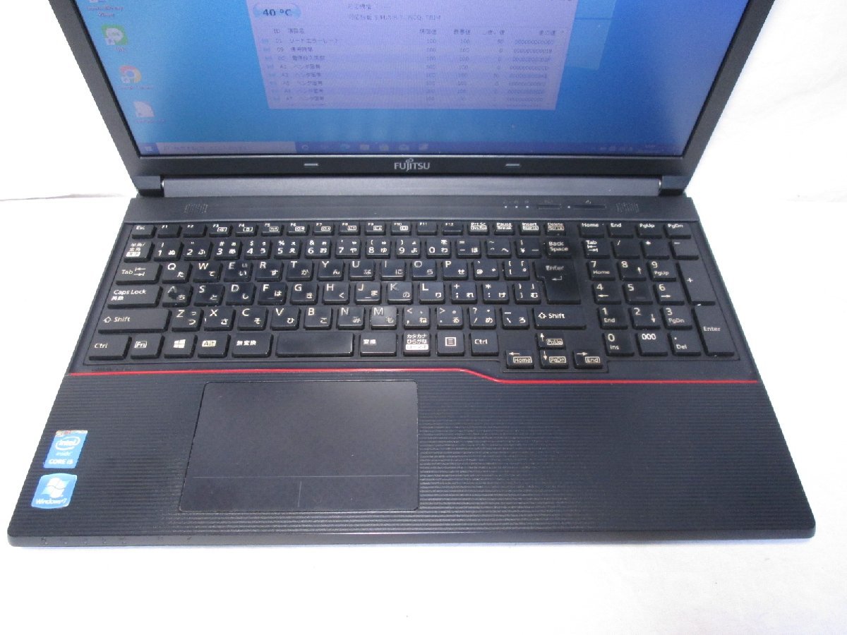 充電可 富士通 LIFEBOOK A574/H Core i5 4300M 2.6GHz 8GB 480GB SSD DVD作成 Win10 USB3.0 Office 保証付 [84236]_画像2