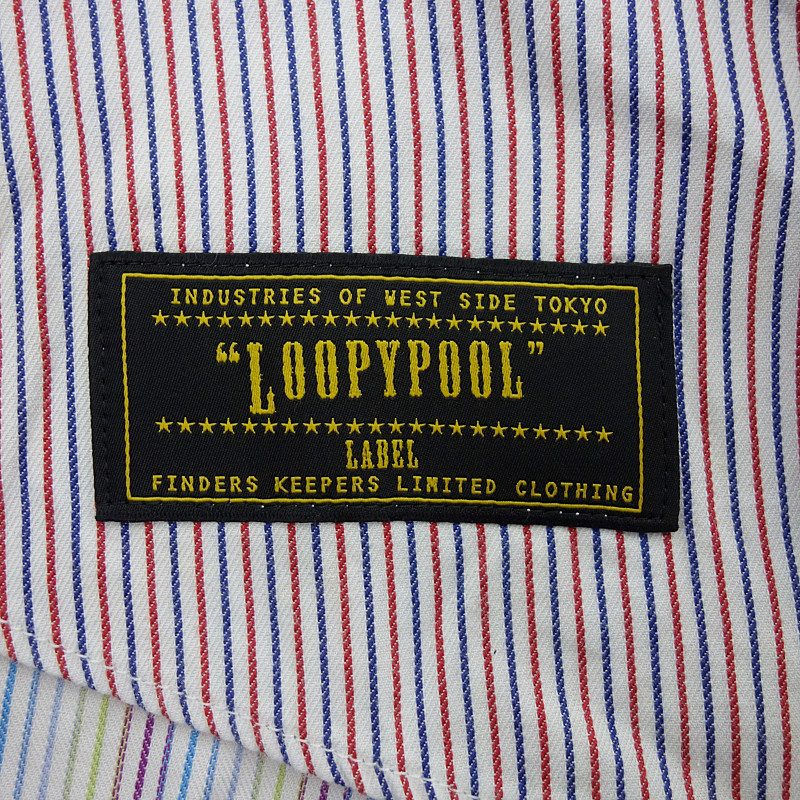 FINDERS KEEPERS 12AW LOOPYPOOL LP-TRAD L/S ストライプ シャツ