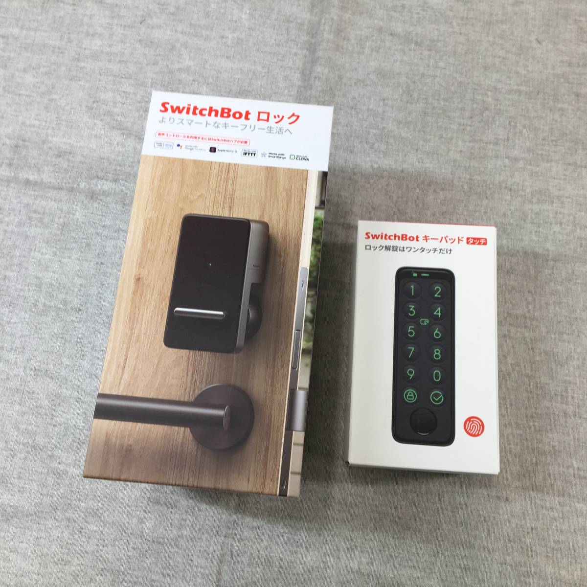 半額SALE☆ SwitchBotロックキーパットタッチハブミニ セット 新品未使用