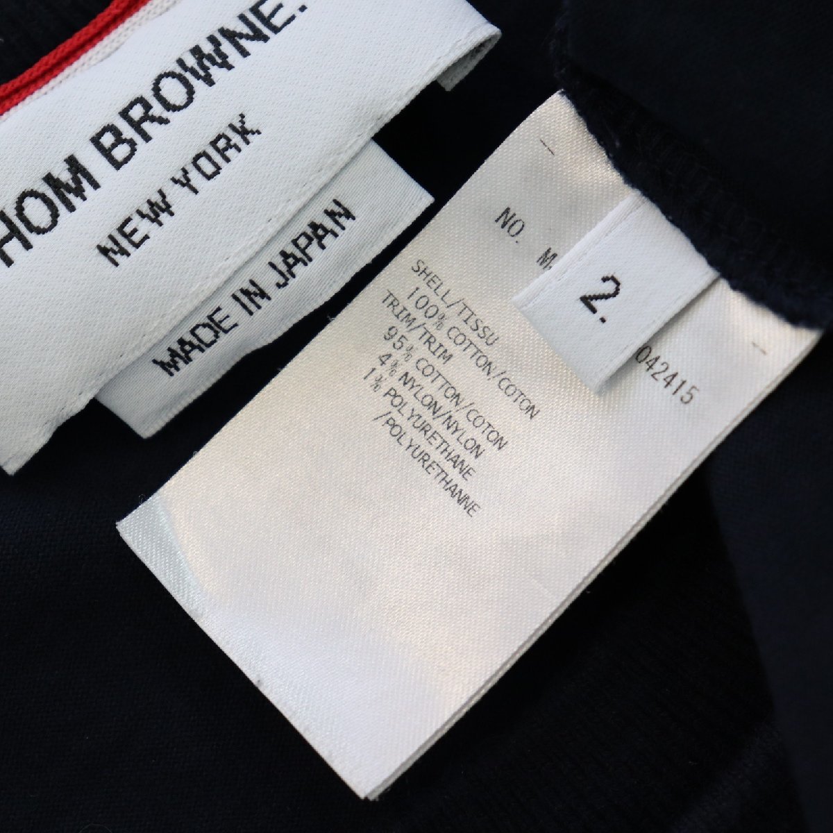激安セール】 Thom Browne トムブラウン 長袖コットンシャツ