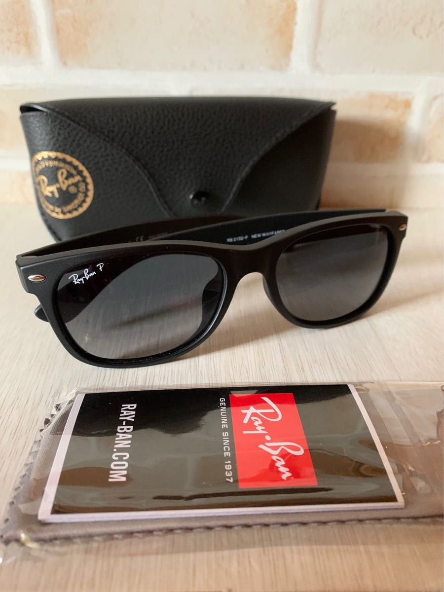 未使用】レイバンRayban サングラス RB2132F NEN WAYFARER 偏光レンズ
