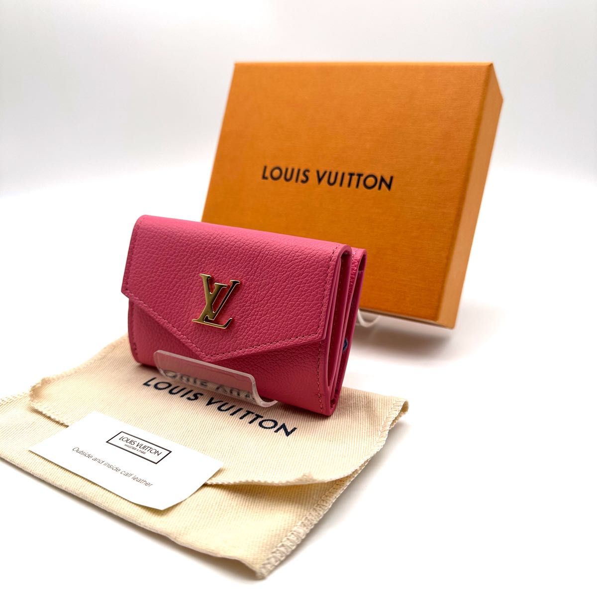 【美品】LOUIS VUITTON ルイヴィトン ポルトフォイユ ロックミニ 三つ折り財布