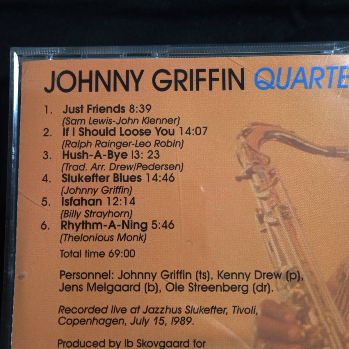 ★ディスクきれい★Johnny Griffin Quartet Catharsis! feat. Kenny Drew ジョニー・グリフィン　カタルシス　ケニー・ドリュー_画像2