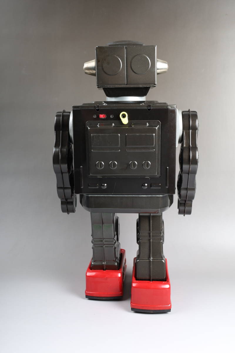 当時物 スーパージャイアントロボット ブリキ 堀川 ホリカワ S.H 箱付_画像6