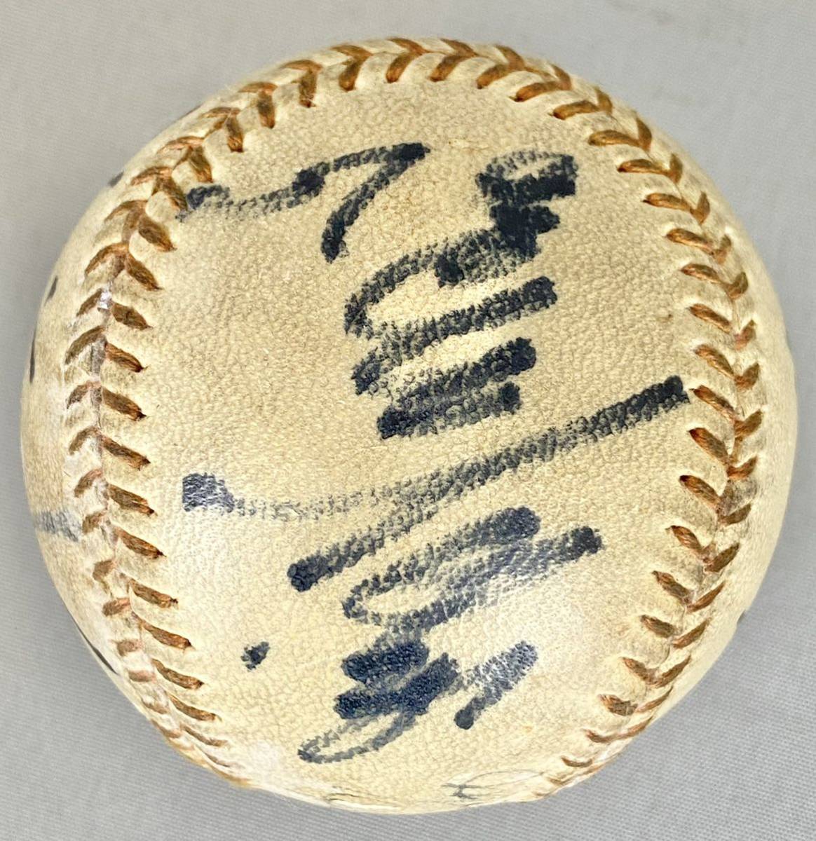 サインボール 選手不明 直筆サインボール 詳細不明 野球選手 肉筆 野球ボール 記念ボール 古い R50125T02の画像8