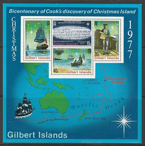 ギルバート島 1977年クック船長SS未の画像1