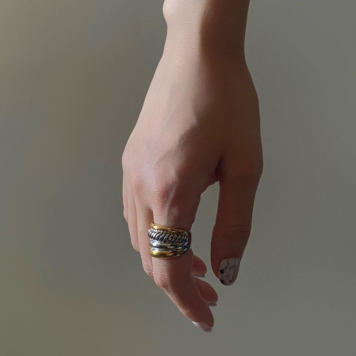 Contrast volume rope ring No.873