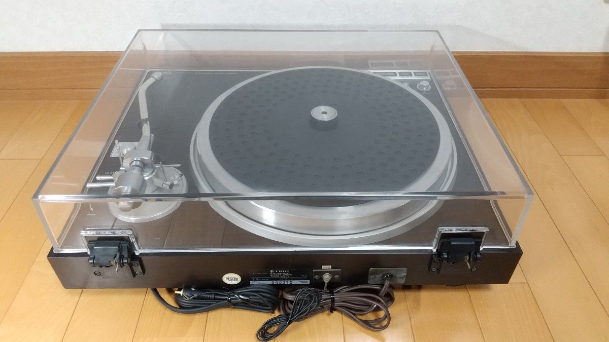 【美品】希少 名機 TRIO トリオ KP-5050 レコードプレーヤー ターンテーブル