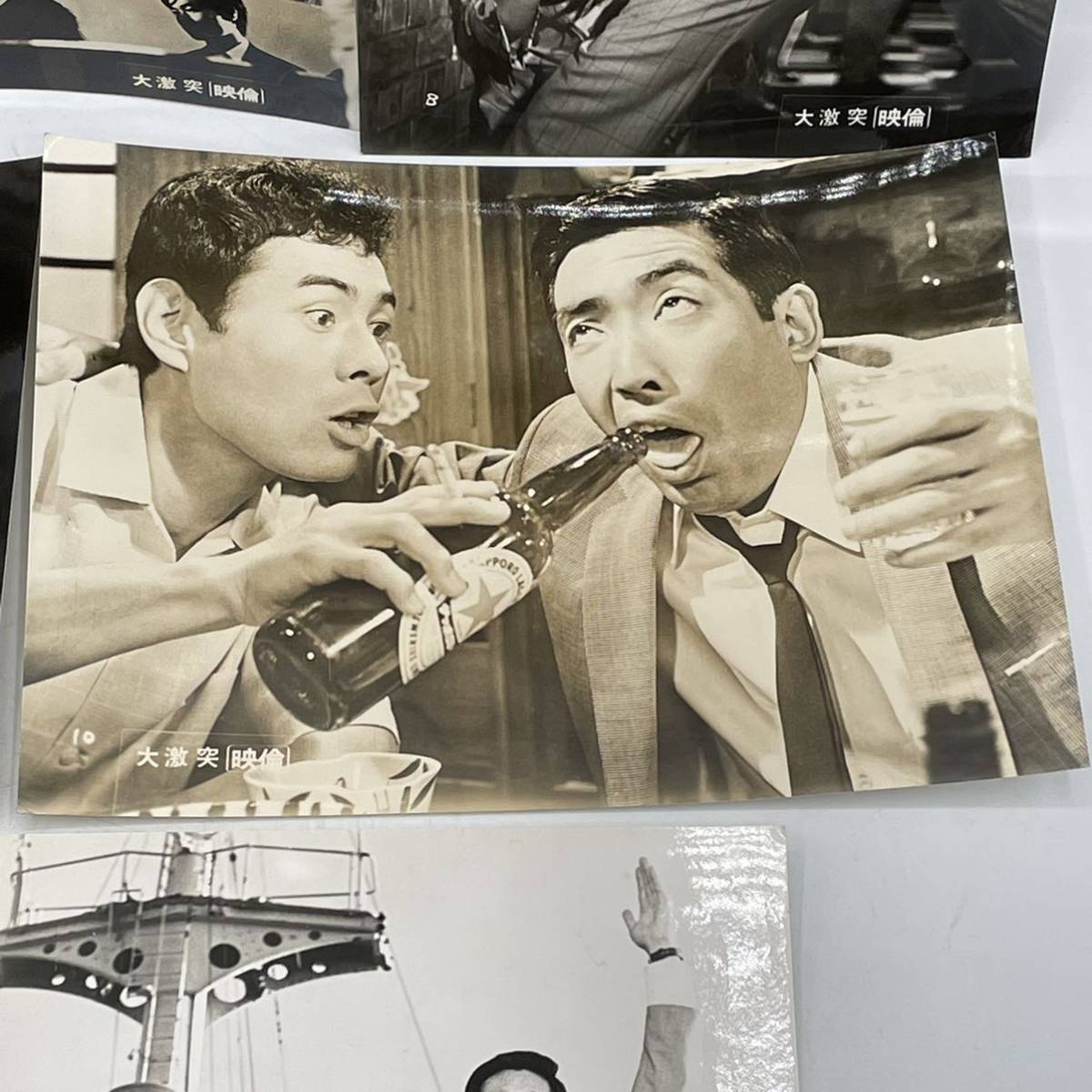 * super rare!!* movie [ large ultra .]/ steel photograph set / photograph / color less / Showa Retro / that time thing / not for sale / hard-to-find 