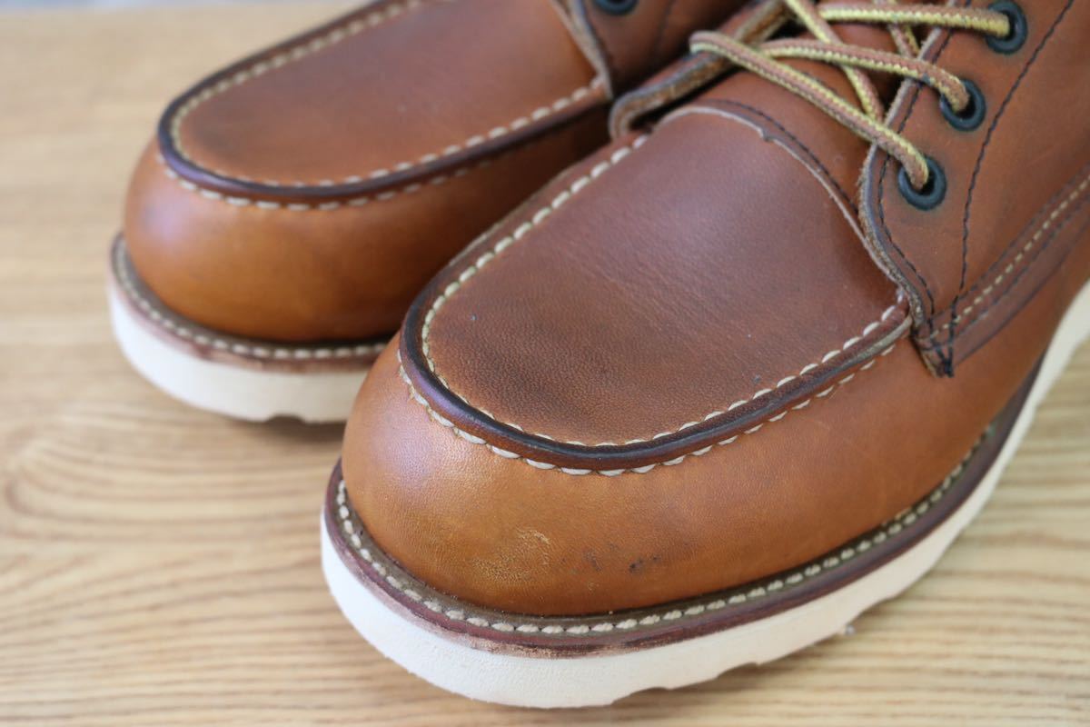 廃盤新品希少品 刺繍縦羽タグ RED WING Classic Moc No.877 US6.5D