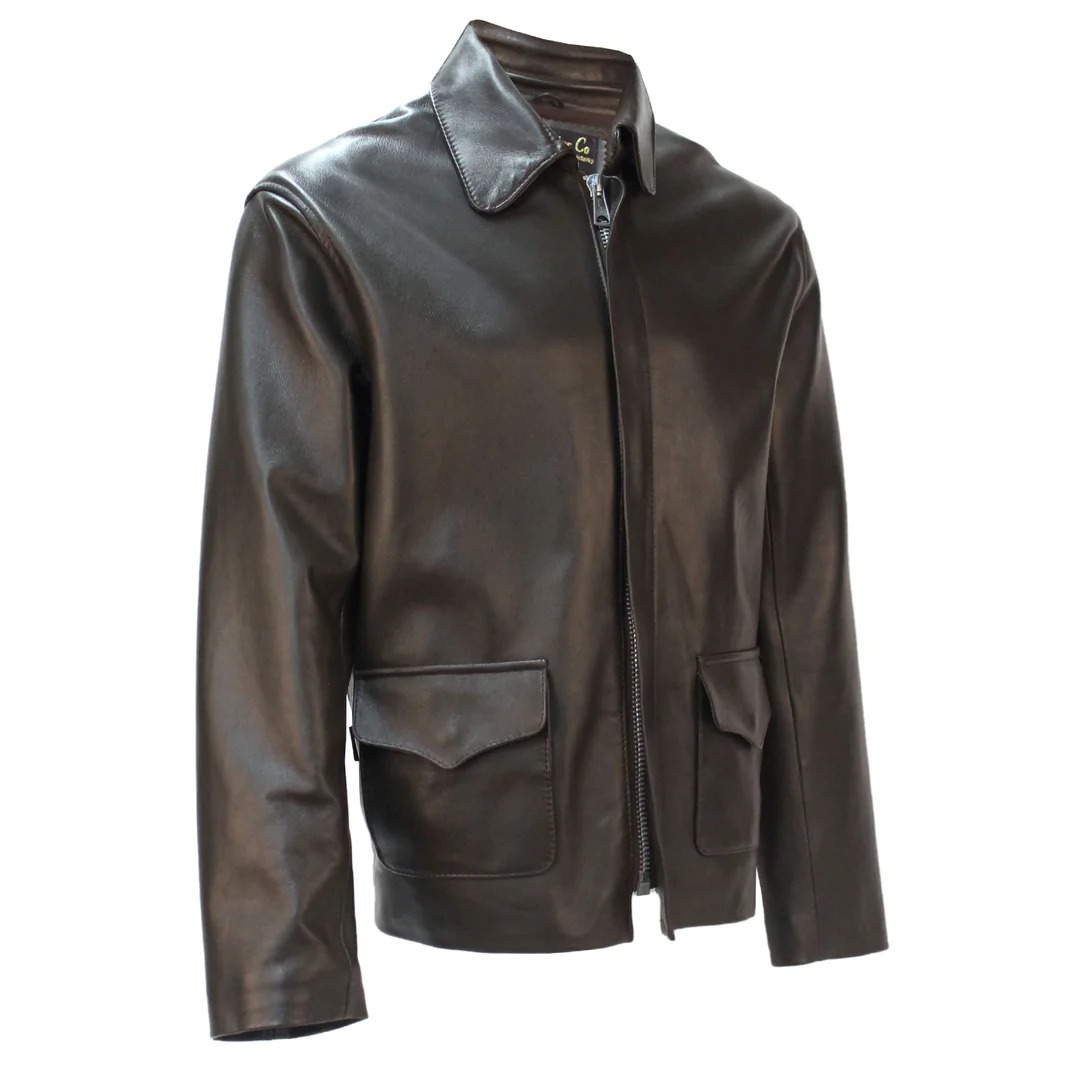 海外　送料込み 　インディ・ジョーンズ　魔宮の伝説　高級本革　レザージャケット　サイズ各種　Wested Leather Co社 2