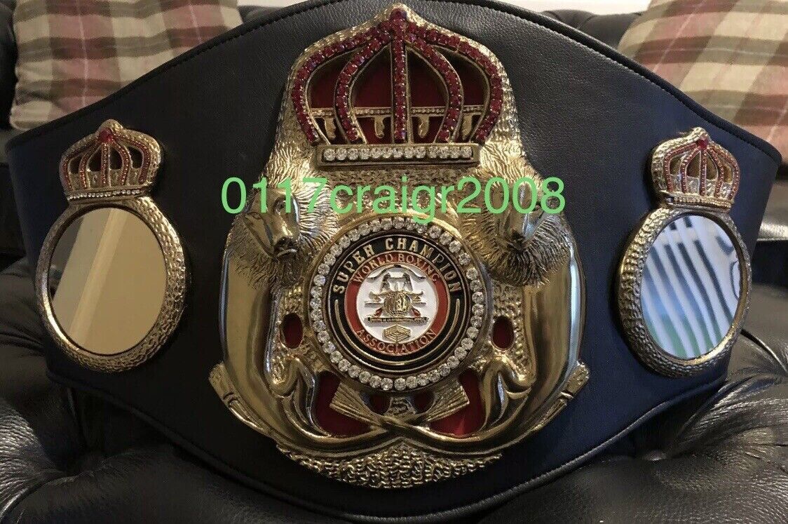 海外　限定品　送料込み　WBA SUPER 世界ボクシング協会　チャンピオン　優勝　ベルト　高品質　等身大サイズ　レプリカ 　16_画像1