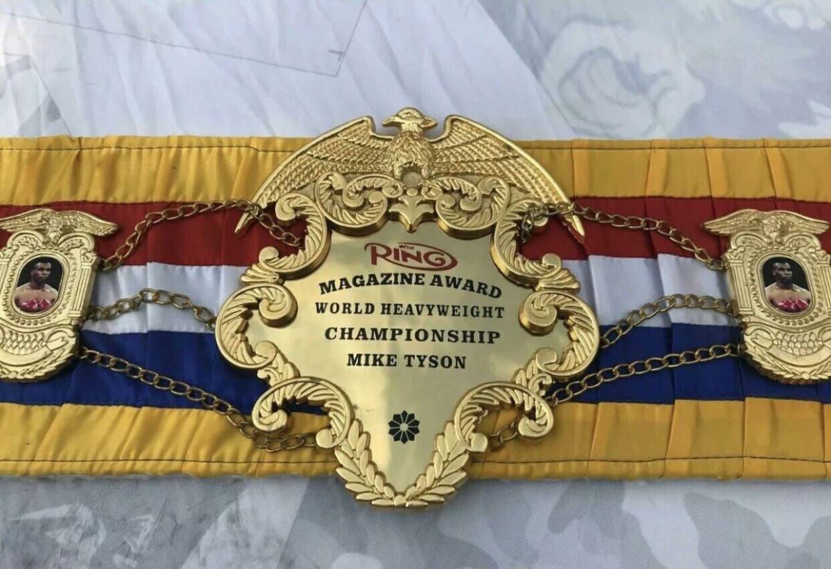 海外　限定品　送料込み　マイク・タイソン　ボクシング　Championship BoxingBelt チャンピオン　優勝　ベルト　高品質　レプリカ_画像1