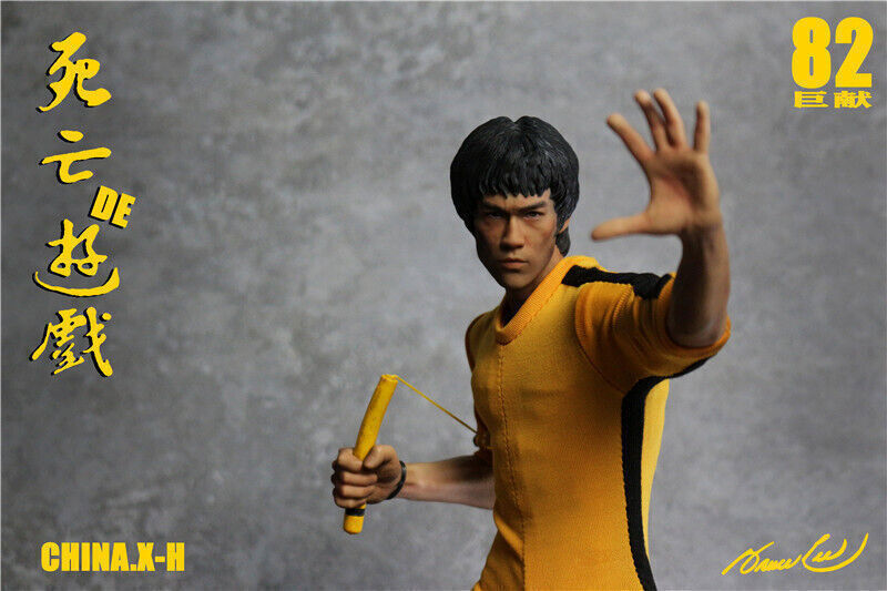 海外　限定品　送料込み 　ブルース・リー　X-H Bruce Lee Game of Death Statue 82nd Anniversary Figure Model 1/6サイズフィギュア_画像3