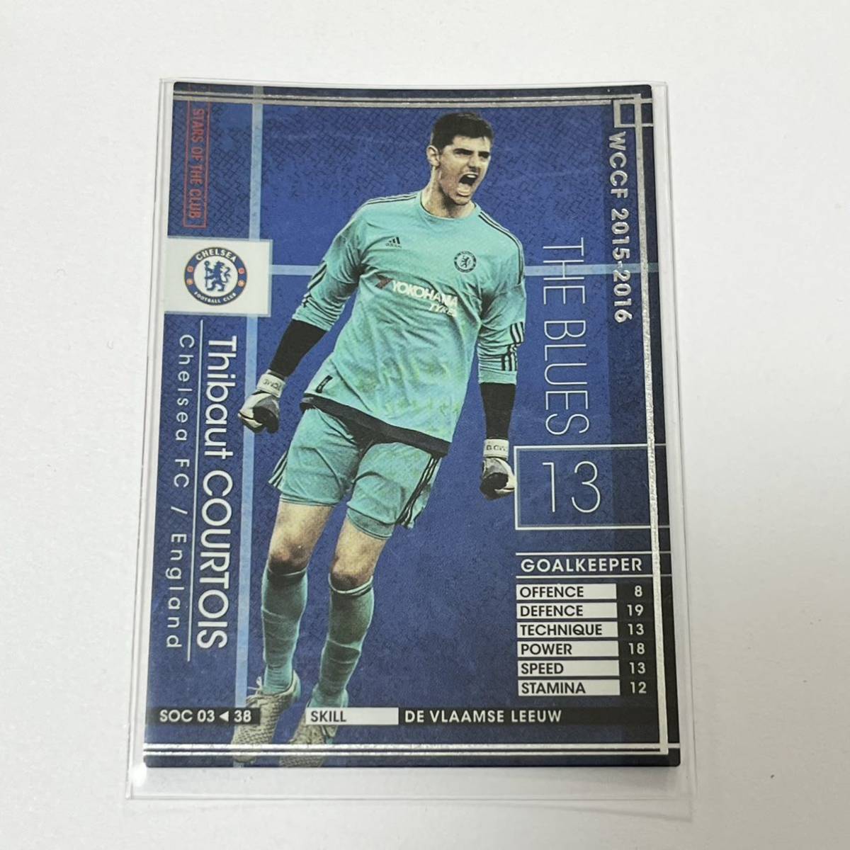 ♪♪WCCF 15-16 SOC ティボー・クルトワ Thibaut Courtois Chelsea 未変換♪三点落札で普通郵便送料無料♪_画像1