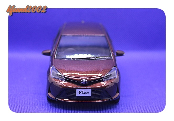 TOYOTA　Vitz Color sample　トヨタ ヴィッツ 　カラーサンプル 色見本ミニカー 店舗展示用 非売品　箱付　良品　_画像2