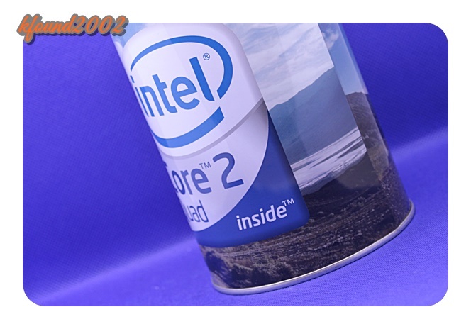 CPU Intel インテル ４５万円貯まる 貯金箱 未使用品！ intel core2Quad の画像5