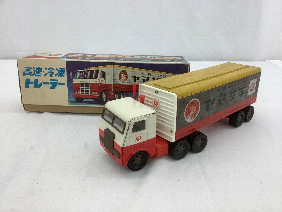 ブリキのおもちゃ『ミルク ローリー トレーラー』日本製 ALPS社 昭和 