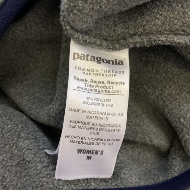 15年製 patagonia SYNCHILLA スナップT M グレー ブルー フリース ジャケット プルオーバー パタゴニア シンチラ 25455_画像4