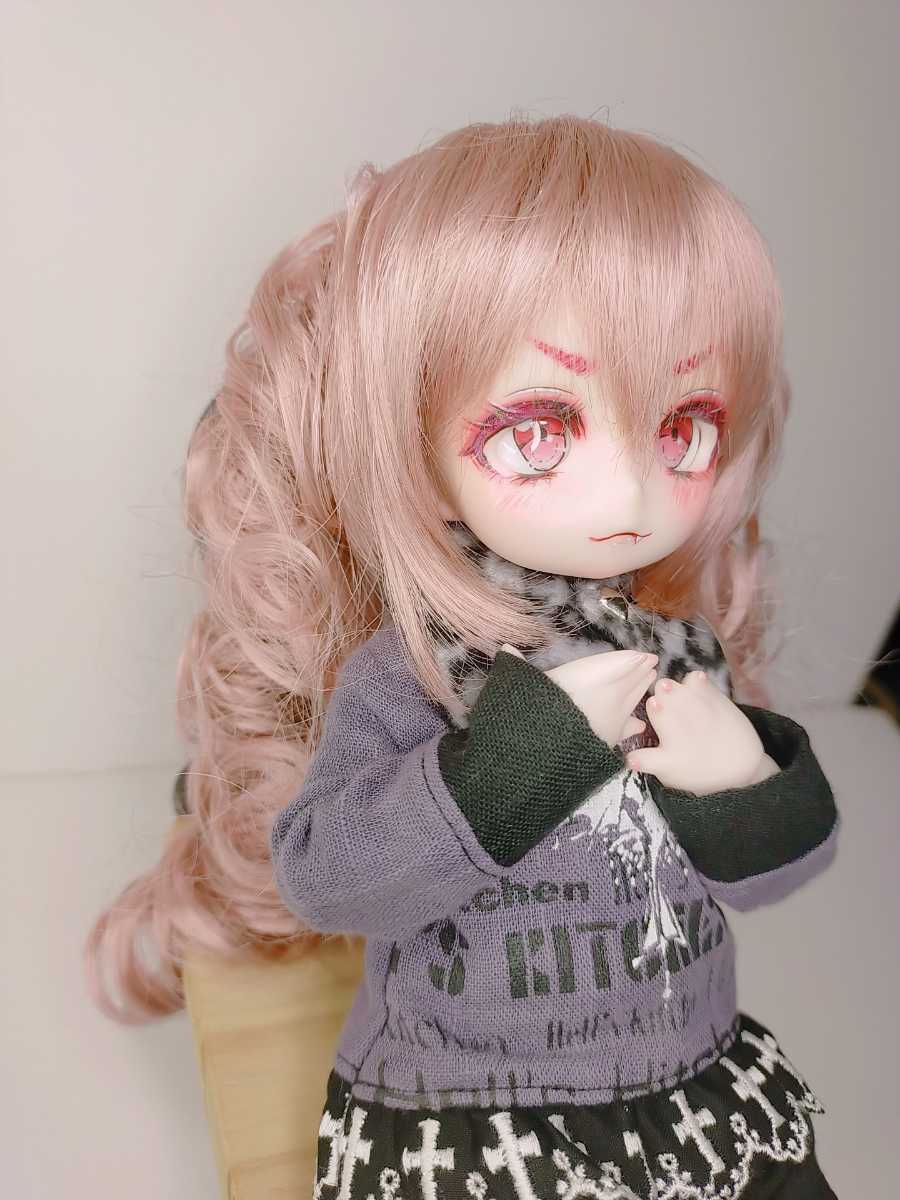 imomodoll 1/6いももドール強気な猫のような性格の女の子カスタムヘッド+ボディ+ネイル済ハンドセット_画像2