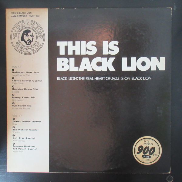 JAZZ LP/ライナー付き/V.A./THIS IS BLACK LION/CHARLES TOLLIVER QUARTET/A-9126_画像1