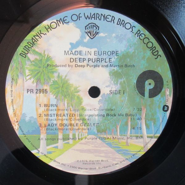 ROCK LP/US盤/Deep Purple-Made In Europe/A-9220_画像3