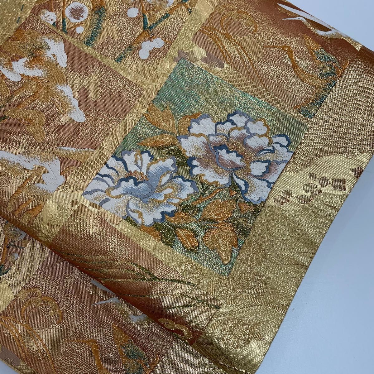 美品『金彩加工』寿光織 黒留袖 袋帯セット 正絹 k153