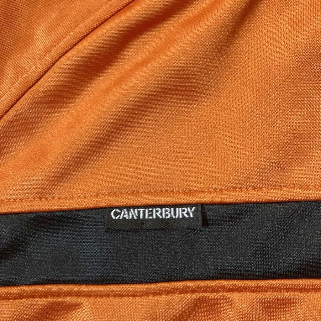 CANTERBURY OF NEW ZEALAND カンタベリー ジャージ トラックジャケット ジップアップ　上下セット セットアップ Mサイズ オレンジ ラグビー_画像3
