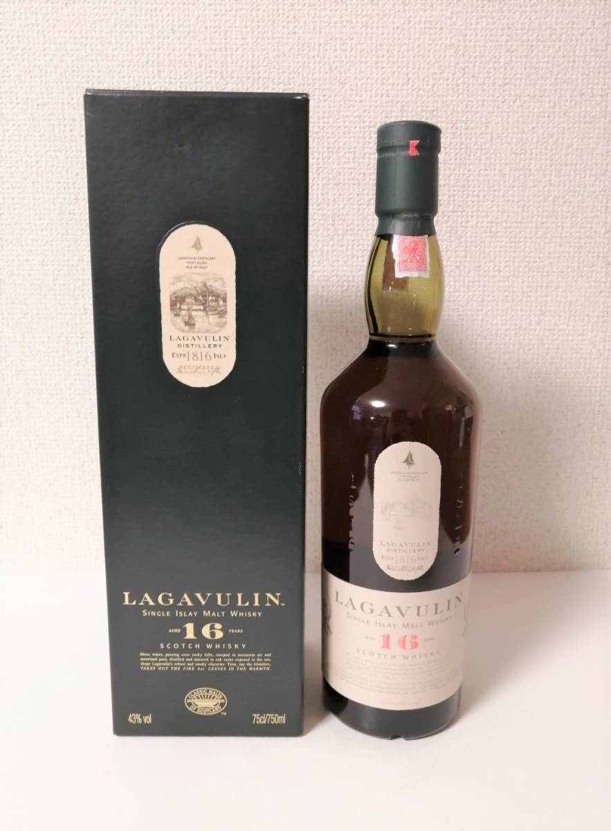 LAGAVULIN ラガヴーリン16年 旧ボトル 750ml 43度 未開封 箱付き