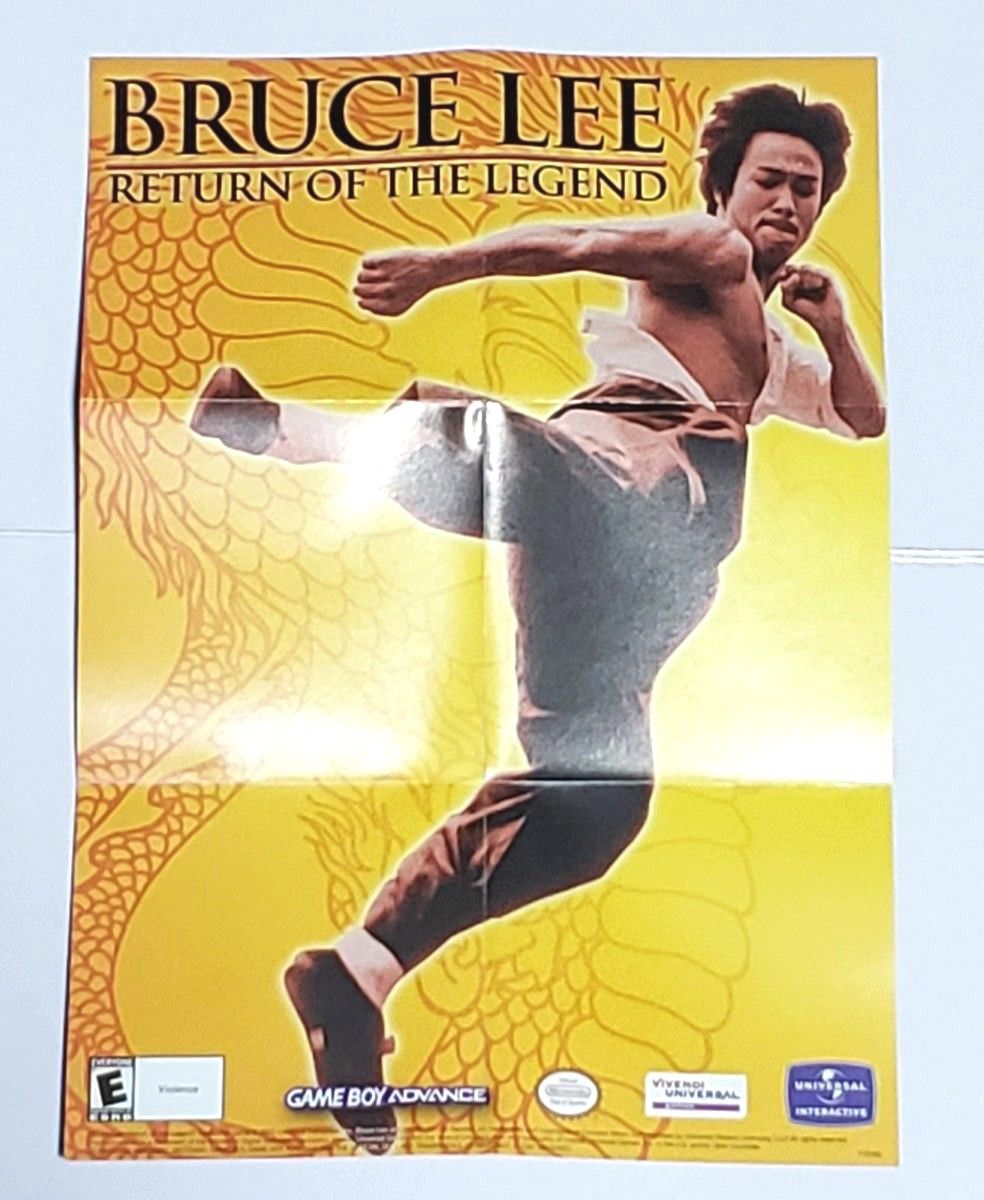 GBA　BRUCE LEE RETURN OF THE LEGEND　ゲームボーイアドバンス　北米版