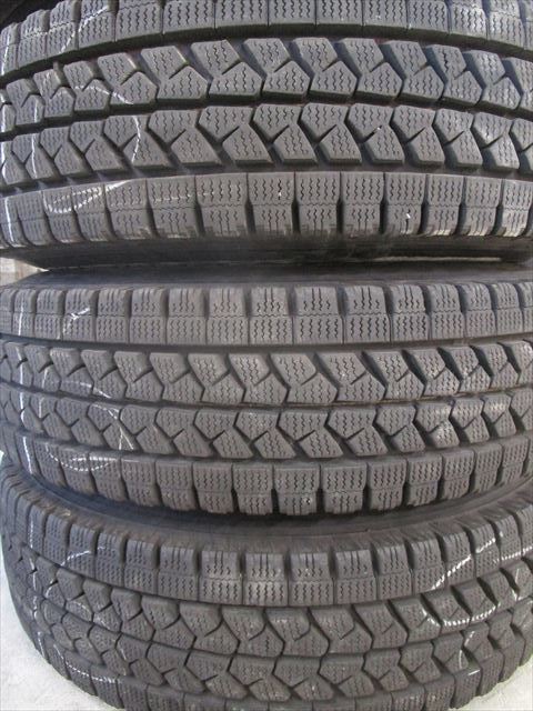 送料無料　スタッドレス　205/80R17.5　BS　W979　バリ溝　エルフ等　新車外しDM2P17.5×6.00　115-9　6穴　現状美品　6本セット_画像8