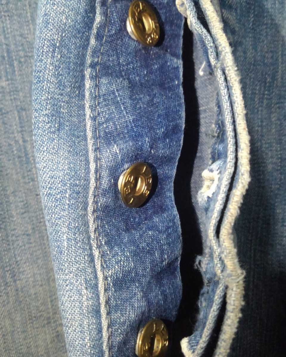 Vintage Lee 91-SB house logo denim overalls 40s 希少 リー ハウス