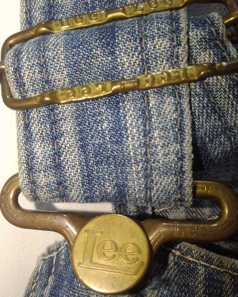 Vintage Lee 91-SB house logo denim overalls 40s 希少 リー ハウス
