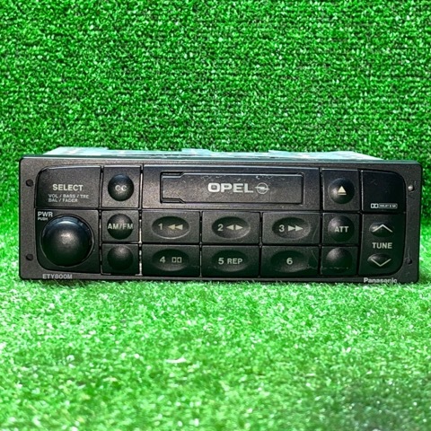 OPEL　旧車　カセット　プレイヤー　CQ-LY8450A　C31 00 100　ETY800M　テープデッキ　オーディオ　1DIN　現状品