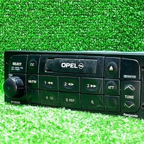 OPEL　旧車　カセット　プレイヤー　CQ-LY8450A　C31 00 100　ETY800M　テープデッキ　オーディオ　1DIN　現状品