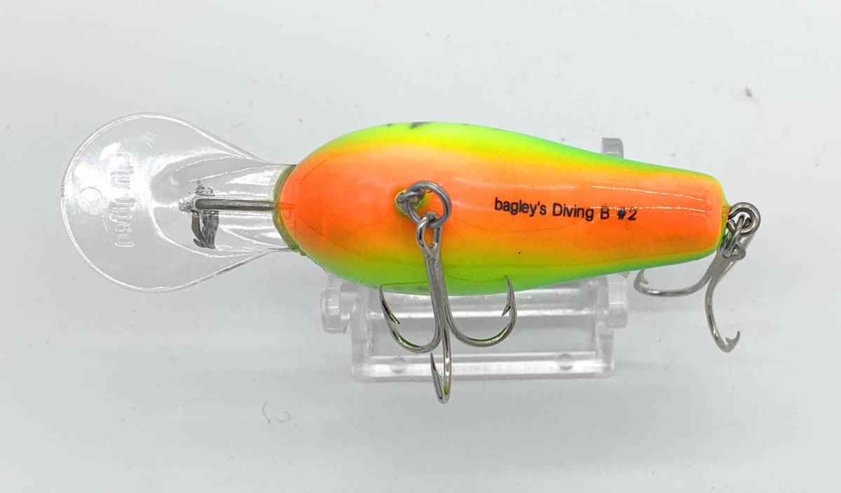 バグリー bagley's DB2 #2 ダイビング バルサ B2 Diving Balsa クランクベイト 美品の画像5