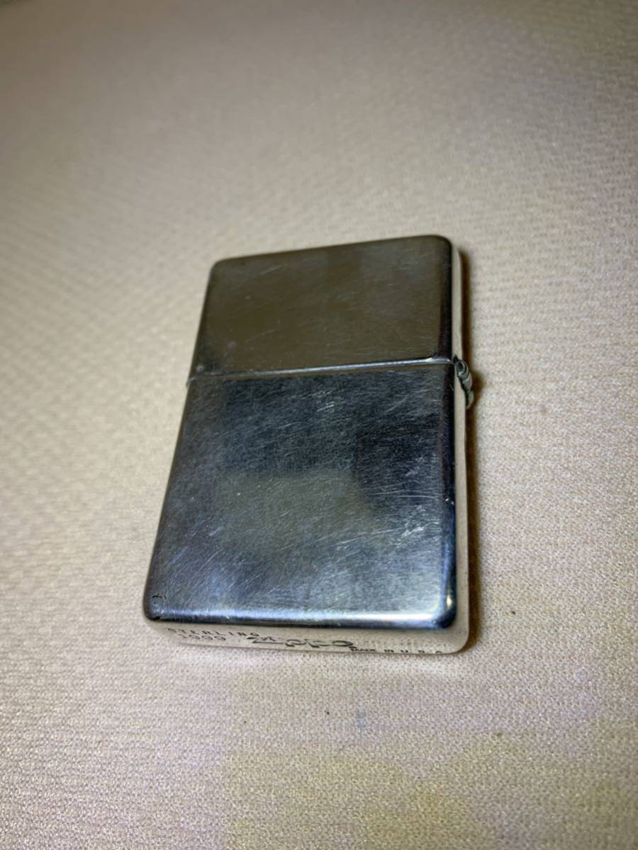 新品大特価 ヤフオク! スターリングシルバー ZIPPO 1999年 ZIPPOロゴ ...