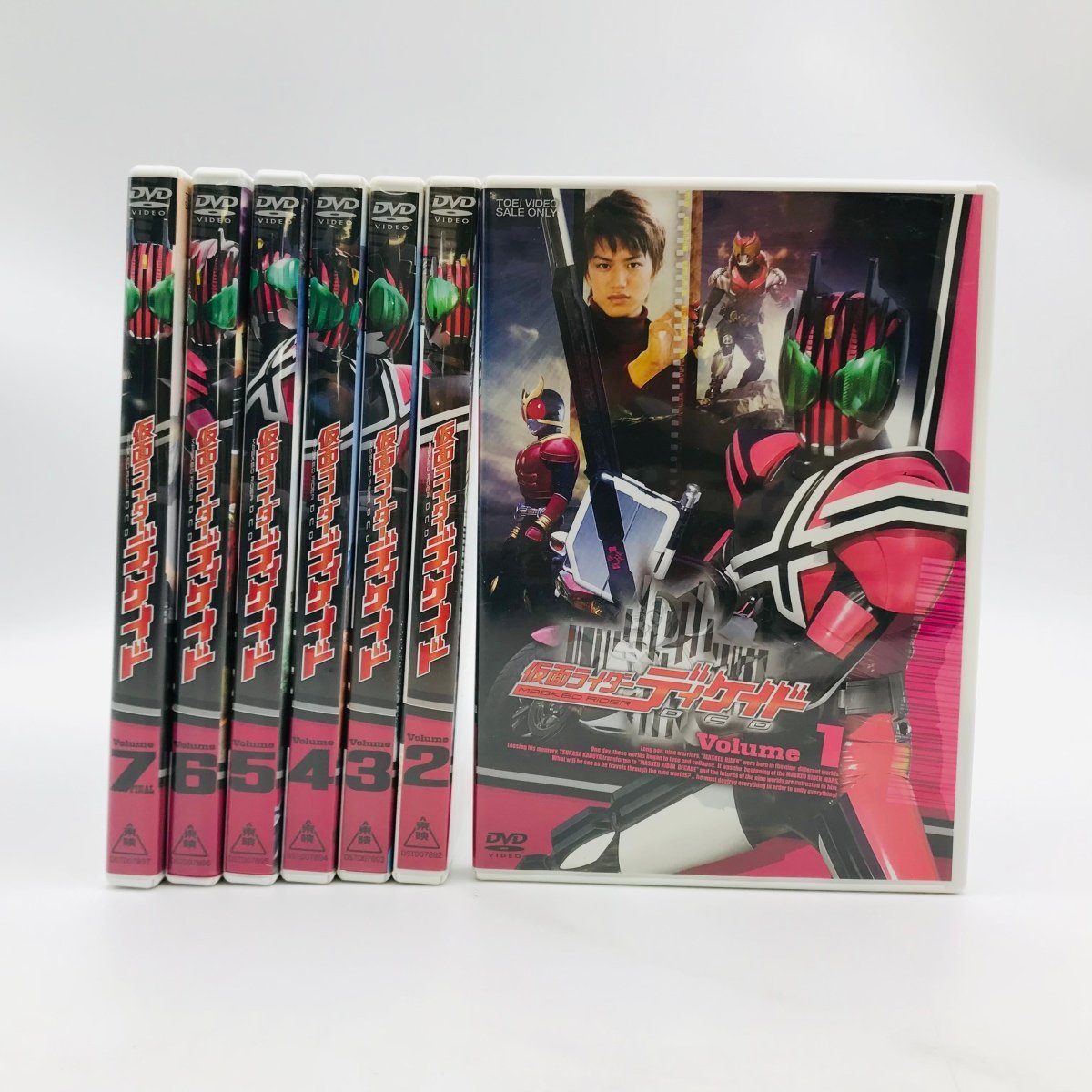 黒タタキSL/朱天黒 新品 仮面ライダーディケイド DVD 初回全7巻