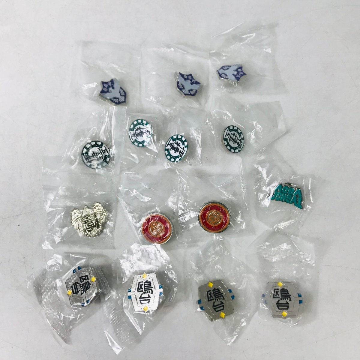  new goods Haikyu!! high school motif pin badge sound piece blue leaf castle west date swan .... pcs 6 kind 15 point set 