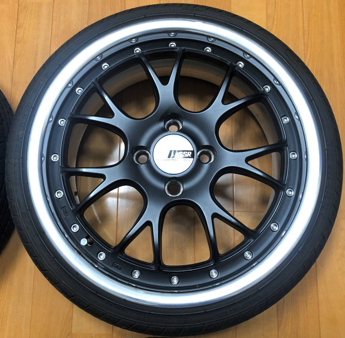 ■SSR Professor プロフェッサー MS3R 16inch 6.5J +45 6.5J +32 4本 マットブラック_画像3