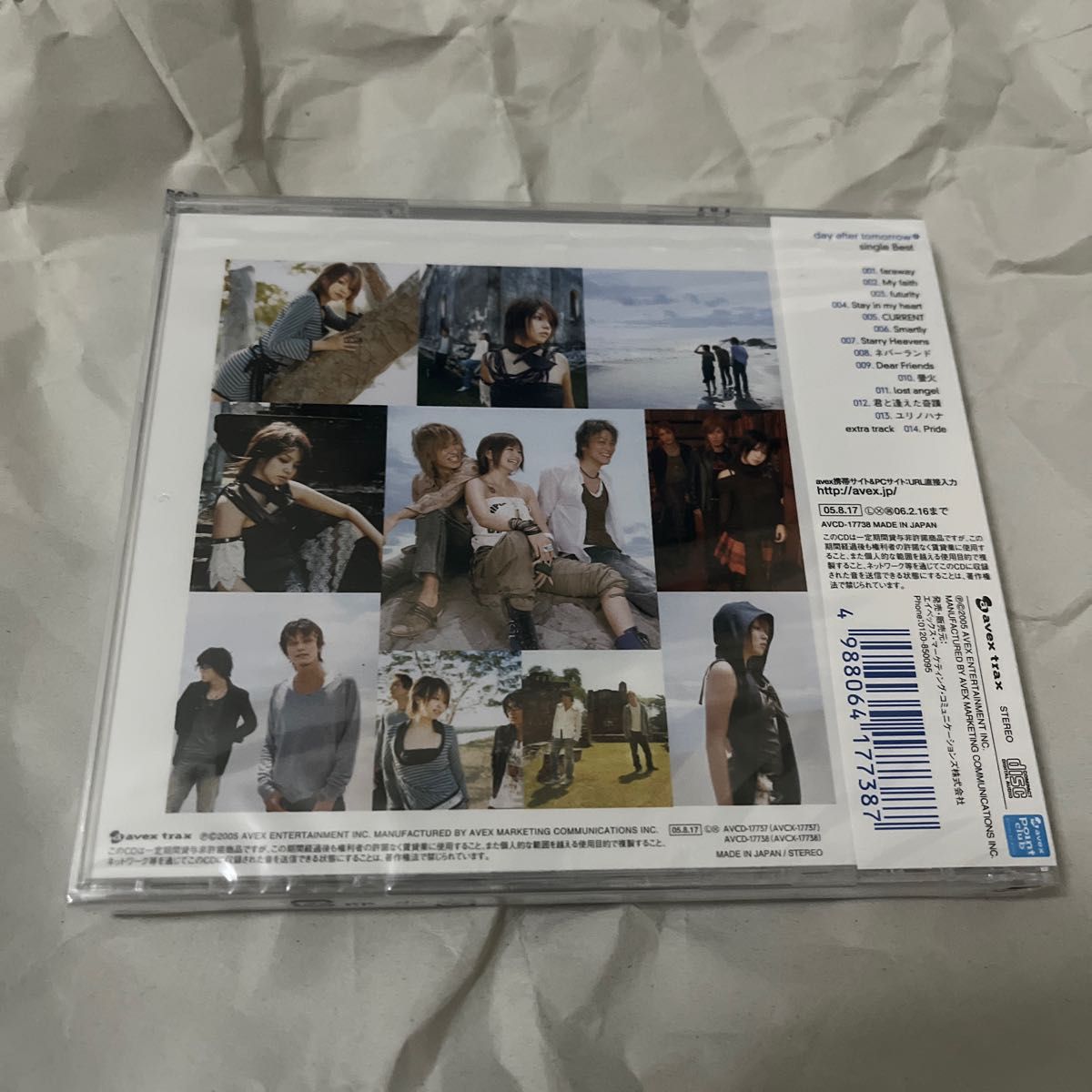 【国内盤CD】 day after tomorrow／single Best