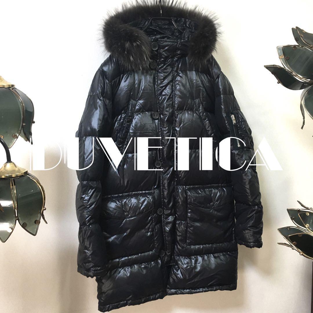 DUVETICA 】kairos 52 black ロングダウンコート www.tropicalgrupo.com.br