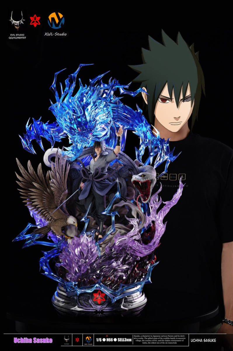 NARUTO ナルト うちはサスケ スサノオ ガレージキット フィギュア GK