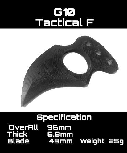 [G10 Tactical F] セルフディフェンス タクティカル ディフェンスツール EDC 非金属の画像1