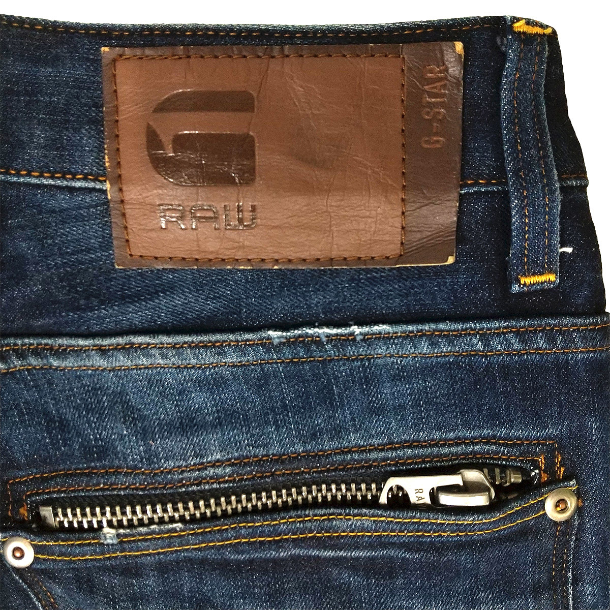 即決!! G-STAR RAW Attacc ストレートデニムパンツW28約77cm_画像10