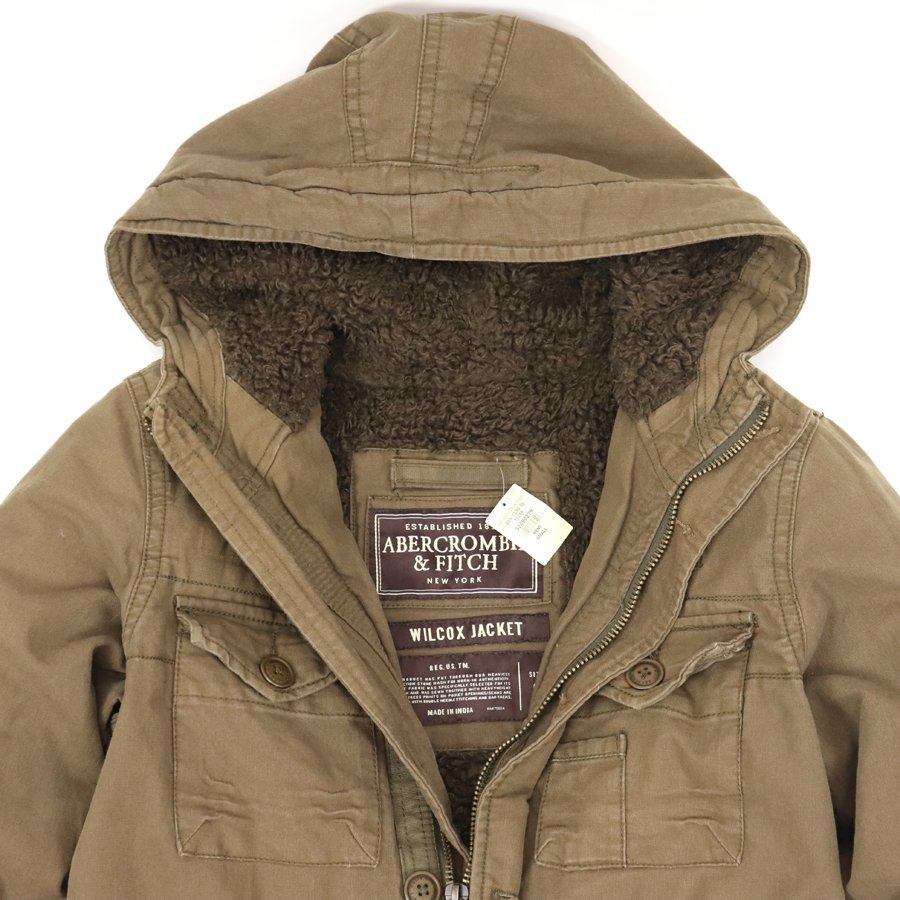 アバクロンビー&フィッチ ミリタリージャケット WILCOX JACKET 裏ボア