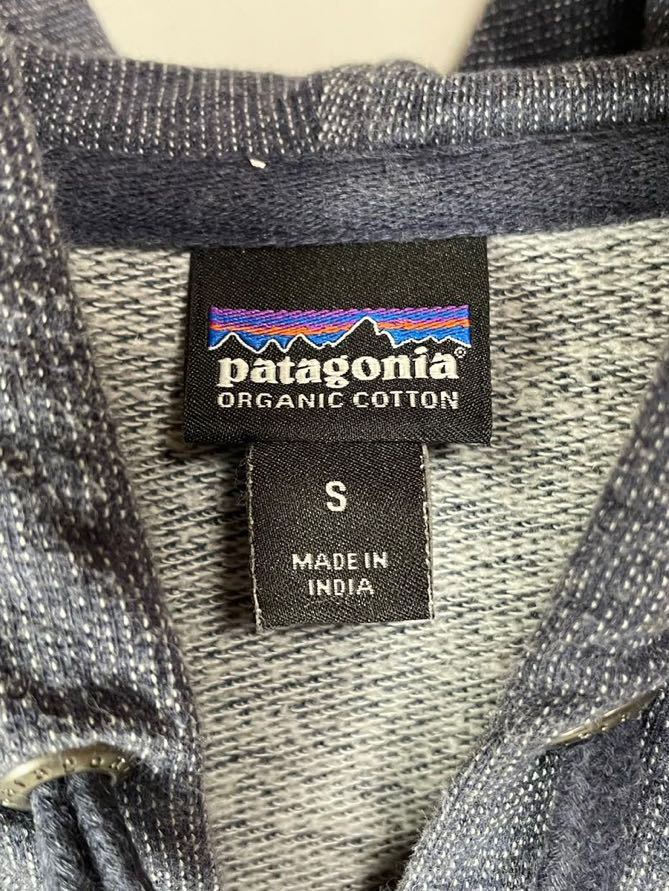 【SP17】Patagonia パタゴニア ライトウェイト フルジップ フーディー 波タグ パーカー 39505 杢青 S_サイズはS